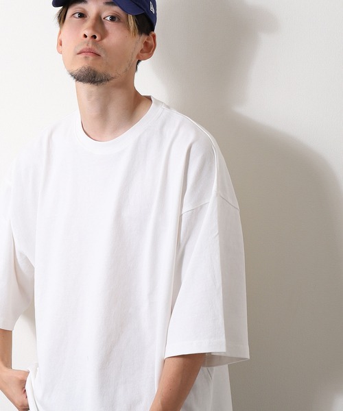 ZIP FIVE(ジップファイブ)の「【ZIP FIVE】【USAコットン】【8oz】バルーンスリーブオーバーサイズ ヘビーウェイト半袖Tシャツ(Tシャツ/カットソー・メンズ・ホワイト/ブラック/チャコール・MEDIUM/LARGE)」の11枚目の写真