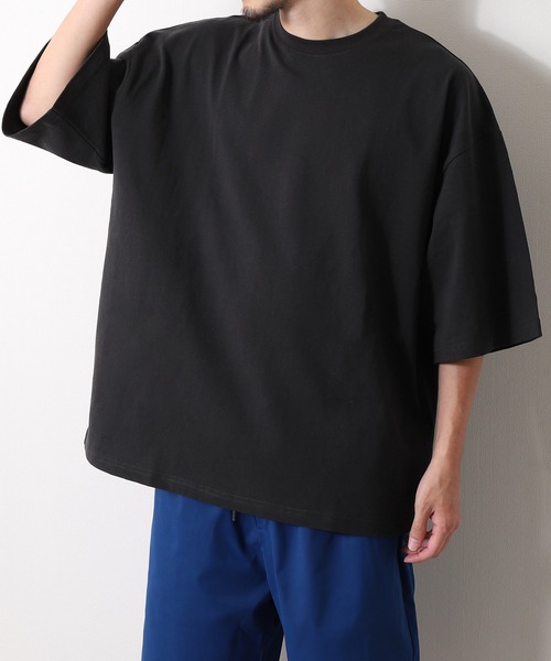 ZIP FIVE(ジップファイブ)の「【ZIP FIVE】【USAコットン】【8oz】バルーンスリーブオーバーサイズ ヘビーウェイト半袖Tシャツ(Tシャツ/カットソー・メンズ・ホワイト/ブラック/チャコール・MEDIUM/LARGE)」の18枚目の写真