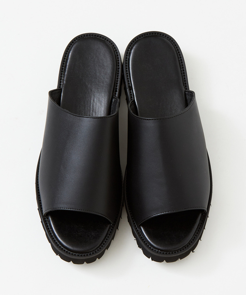 MYSELF ABAHOUSE(マイセルフアバハウス)の「厚底ネオレザーサンダル(サンダル・メンズ・ホワイト/ブラック・M/L/LL)」の10枚目の写真