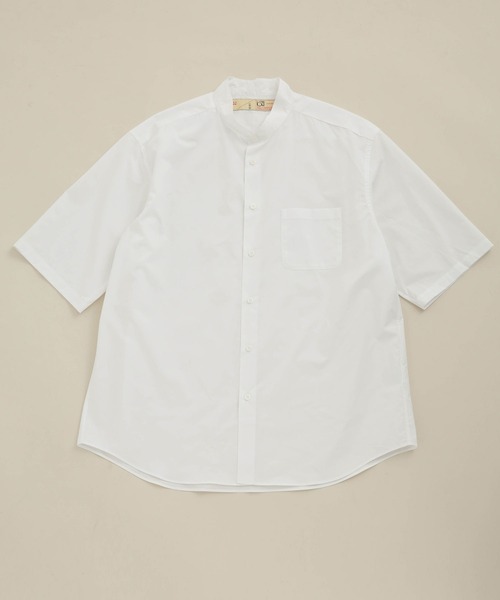 NANO universe（ナノユニバース）の「LB.03/バンドカラー半袖シャツ