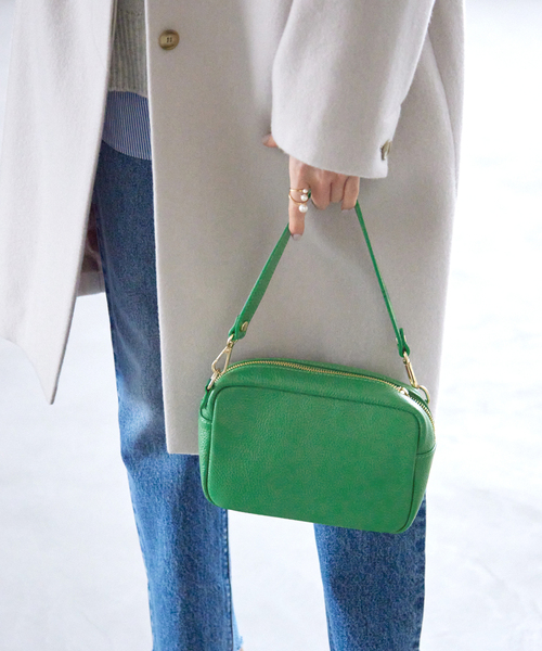 SLOBE IENA（スローブイエナ）の「《追加》【MARCO BIANCHINI/マルコ・ビアンキーニ 】2WAYショルダーバッグ（ショルダーバッグ・レディース・ナチュラル/ブラック/グリーン/キャメル・FREE）」の3枚目の写真