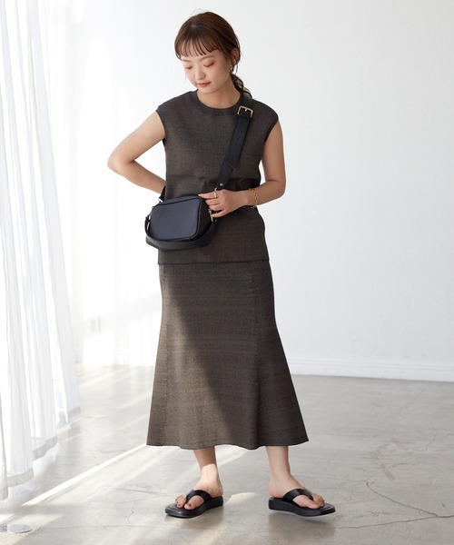 SLOBE IENA（スローブイエナ）の「《追加》【MARCO BIANCHINI/マルコ・ビアンキーニ 】2WAYショルダーバッグ（ショルダーバッグ・レディース・ナチュラル/ブラック/グリーン/キャメル・FREE）」の13枚目の写真