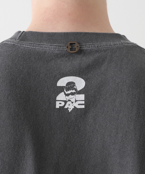 Insonnia PROJECTS(インソニアプロジェクト)の「【Insonnia Project / インソニア プロジェクト】TUPAC TEE 202(Tシャツ/カットソー・メンズ・ホワイト/ブラック・2/3)」の14枚目の写真