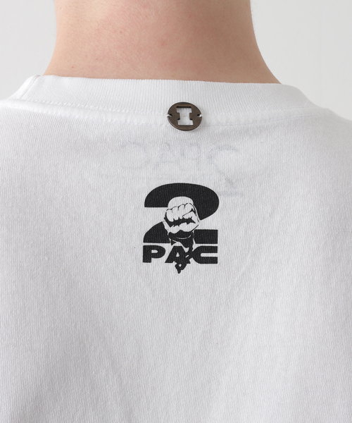 Insonnia PROJECTS(インソニアプロジェクト)の「【Insonnia Project / インソニア プロジェクト】TUPAC TEE 202(Tシャツ/カットソー・メンズ・ホワイト/ブラック・2/3)」の15枚目の写真