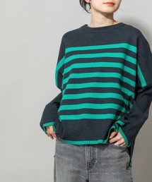 Munich | PBTヤーンインターロックニットワイドプルオーバー(Tシャツ/カットソー)