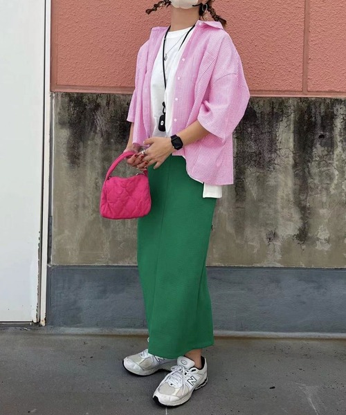 CORNERS(コーナーズ)の「マルチウェイスリットタイトスカート(スカート・レディース・アイボリー/ブラック/グリーン/ブルー・M)」の3枚目の写真