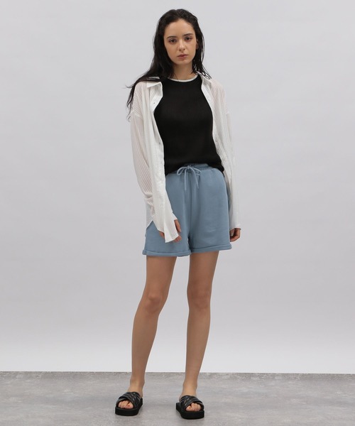 LAKOLE(ラコレ)の「ニットアメスリタンクトップ / 349115(タンクトップ・レディース・オフホワイト/ブラック・FREE)」の6枚目の写真