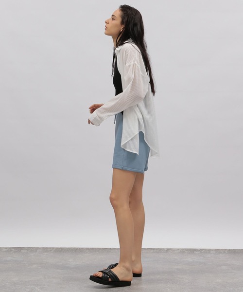 LAKOLE(ラコレ)の「ニットアメスリタンクトップ / 349115(タンクトップ・レディース・オフホワイト/ブラック・FREE)」の7枚目の写真