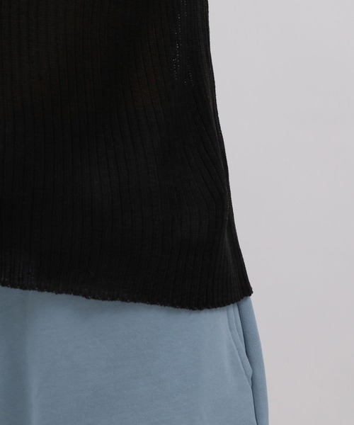 LAKOLE(ラコレ)の「ニットアメスリタンクトップ / 349115(タンクトップ・レディース・オフホワイト/ブラック・FREE)」の15枚目の写真