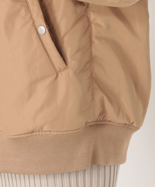 BABYLONE(バビロン)の「リバーシブルMA-1(MA-1・レディース・ブラック/グレー系その他/ライトベージュ・フリー)」の7枚目の写真