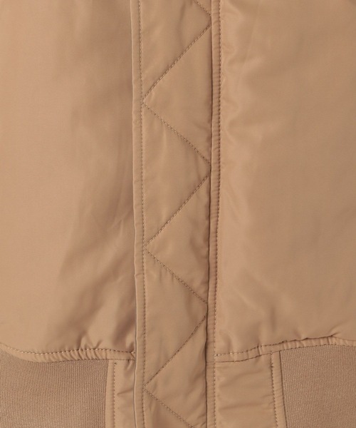 BABYLONE(バビロン)の「リバーシブルMA-1(MA-1・レディース・ブラック/グレー系その他/ライトベージュ・フリー)」の8枚目の写真