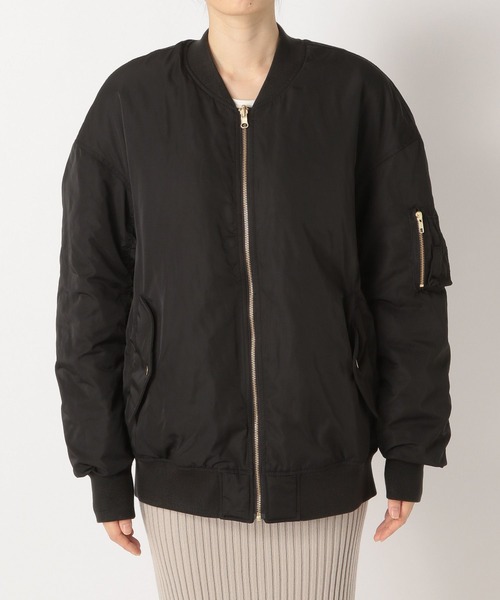 BABYLONE(バビロン)の「リバーシブルMA-1(MA-1・レディース・ブラック/グレー系その他/ライトベージュ・フリー)」の10枚目の写真