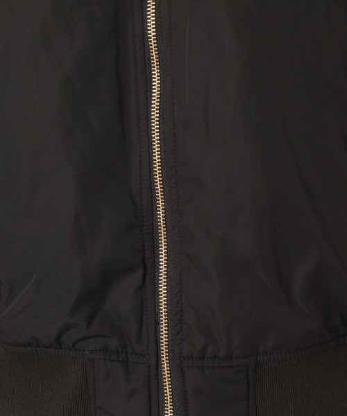 BABYLONE(バビロン)の「リバーシブルMA-1(MA-1・レディース・ブラック/グレー系その他/ライトベージュ・フリー)」の11枚目の写真