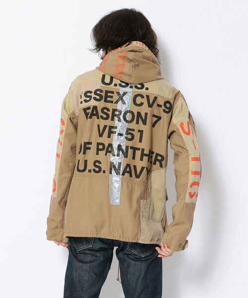 ブランド古着 ミリタリーブルゾン ミリタリージャケット Avirex アヴィレックス のファッション通販 Zozoused