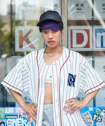 ANNA SUI | ANNA SUI Archive アーカイブロゴ ベースボール シャツ【SP】(シャツ/ブラウス)