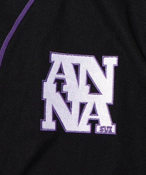 ANNA SUI（アナスイ）の「ANNA SUI Archive アーカイブロゴ ベースボール シャツ【SP】（シャツ/ブラウス・レディース・ホワイト/ブラック・M/XL/L）」の10枚目の写真