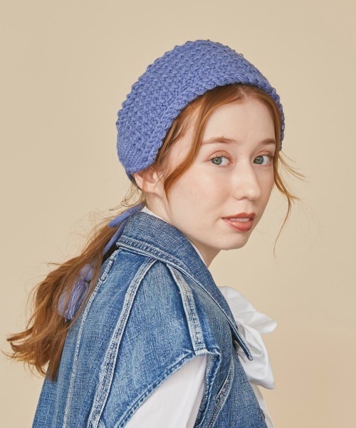 kaorinomori(カオリノモリ)の「kaorinomori フルヘアバンド(ヘアバンド・レディース・ホワイト/ブラック/ブルー・FREE)」の1枚目の写真