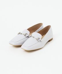 PICHE ABAHOUSE | バブーシュ ビット モカ スクエアトゥ ローファー(ローファー)