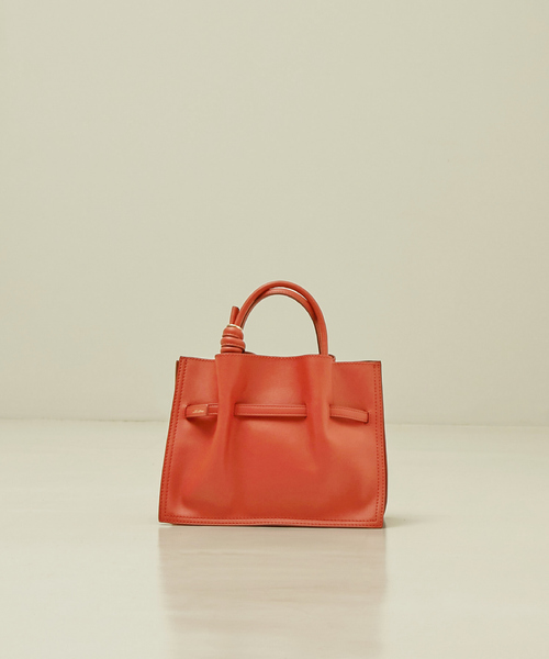 LOWELL things(ロウェル シングス)の「Swell/2WAYギャザーオープントートBAG mini(トートバッグ・レディース・グレイッシュベージュ/オレンジ/イエロー/ブラック/パープル/オレンジ系その他/ベージュ・フリー)」の7枚目の写真