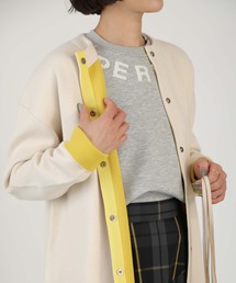 PICCIN | ドットボタングログランテープ配色カーディガン(カーディガン/ボレロ)