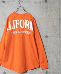 【13】オーバーサイズ バックロゴ発砲プリント ロンT