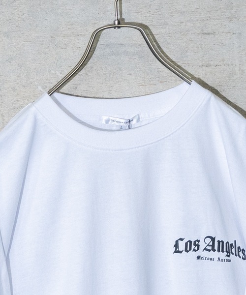 JOHN'S CLOSET(ジョンズクローゼット)の「【13】オーバーサイズ バックロゴ発砲プリント ロンT(Tシャツ/カットソー・メンズ・ホワイト/ブラック/ネイビー/レッド/オフホワイト/オレンジ/グリーン/ブラック系その他/ライトイエロー・MEDIUM/LARGE)」の17枚目の写真