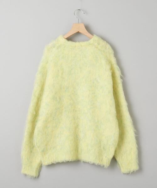 BEAUTY&YOUTH UNITED ARROWS(ビューティーアンドユースユナイテッドアローズ)の「【WEB限定】スーパーシャギー クルーネック ニット(ニット/セーター・メンズ・ブラック/ライム/ブラウン・S/M/L)」の17枚目の写真