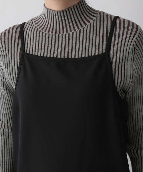 LOWRYS FARM（ローリーズファーム）の「ジョーゼットキャミワンピ　162162（ワンピース・レディース・ブラック/ブラウン/カーキ/アイボリー・FREE）」の17枚目の写真