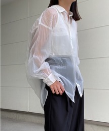 AMAIL | Transparent loose shirt(シャツ/ブラウス)