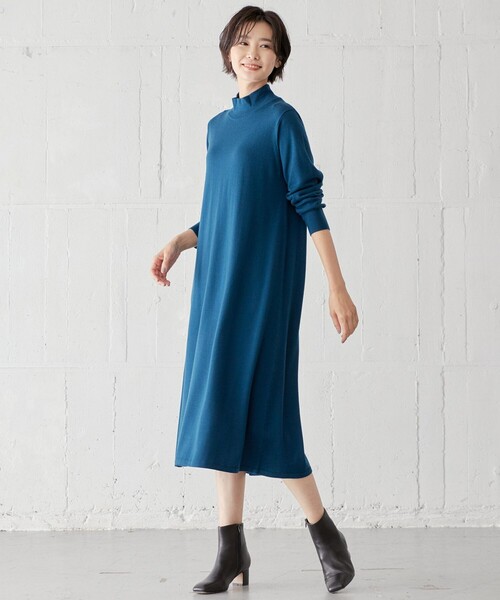 J.PRESS（ジェイプレス）の「【WEB限定カラーあり・洗える】EASY WOOL ワンピース（ワンピース・レディース・パープル系/グレー系/ネイビー系/ブラウン系・11/9）」の20枚目の写真