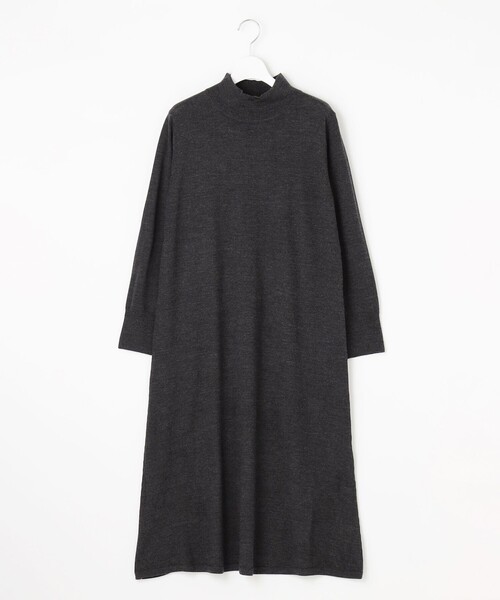 J.PRESS（ジェイプレス）の「【WEB限定カラーあり・洗える】EASY WOOL ワンピース（ワンピース・レディース・パープル系/グレー系/ネイビー系/ブラウン系・11/9）」の12枚目の写真