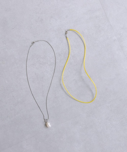 mystic（ミスティック）の「[otonamystic]淡水パール2WAYネックレス（ネックレス・レディース・ベージュ/イエロー・ONE SIZE）」の11枚目の写真