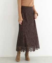 NATURAL BEAUTY BASIC | コードレースフレアスカート(スカート)