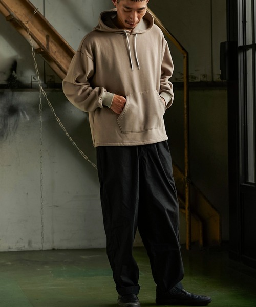 GORDON MILLER(ゴードンミラー)の「GORDON MILLER(ゴードンミラー)ボンバーヒートスウェットパーカー 011(パーカー・メンズ・チャコールグレー/サンドグレー・M/L)」の3枚目の写真