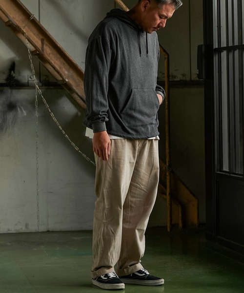 GORDON MILLER(ゴードンミラー)の「GORDON MILLER(ゴードンミラー)ボンバーヒートスウェットパーカー 011(パーカー・メンズ・チャコールグレー/サンドグレー・M/L)」の4枚目の写真