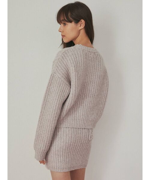 merry jenny（メリージェニー）の「flowerケーブルニット（ニット/セーター・レディース・ブラック/アイボリー/ピンク・FREE）」の20枚目の写真