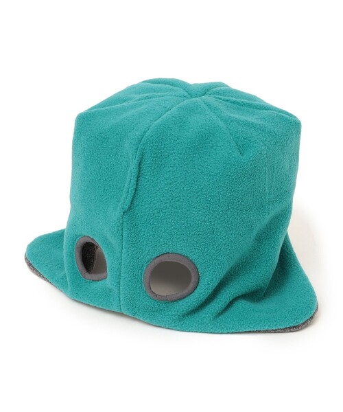 THE PARK SHOP（ザパークショップ）の「THE PARK SHOP:FLEECE REVERSIBLE BEANIE（ニットキャップ/ビーニー・キッズ・オリーブ/ライトグレー/ネイビー・ONE SIZE）」の10枚目の写真