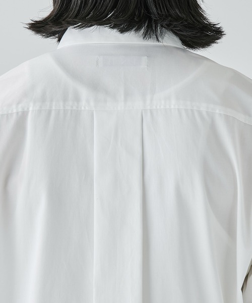 LiNoH（リノー）の「FLOWER EMBROIDERY L/S OVER SHIRT（シャツ/ブラウス・メンズ・ホワイト/ストライプ・1/2）」の14枚目の写真