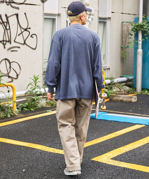 国内配送★XLARGE★ピグメント加工 ロゴ 長袖T 残りわずか 3色 hw2h764309_2.jpg