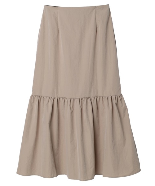 earth music&ecology(アースミュージックアンドエコロジー)の「ギャザー切替ボリュームスカート(スカート・レディース・ブラック/モカ/グリーン/ネイビー・S/M)」の9枚目の写真
