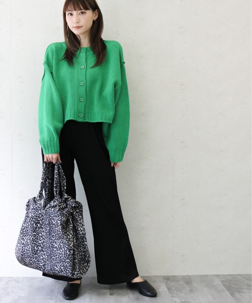 Per sist ence(パーシエンス)の「Per sist ence/パーシエンス タック配色ストライプパンツ(その他パンツ・レディース・ブラック/ベージュ/ブルー/ブラウン・FREE)」の6枚目の写真