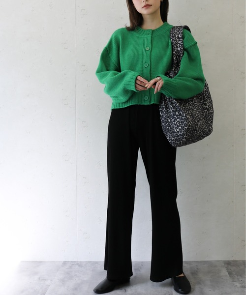 Per sist ence(パーシエンス)の「Per sist ence/パーシエンス タック配色ストライプパンツ(その他パンツ・レディース・ブラック/ベージュ/ブルー/ブラウン・FREE)」の8枚目の写真