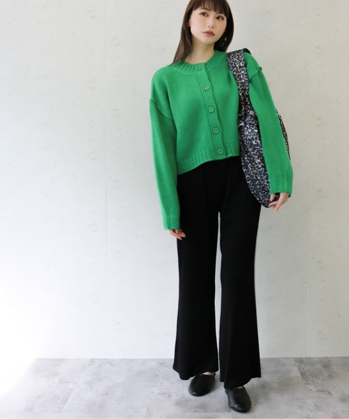 Per sist ence(パーシエンス)の「Per sist ence/パーシエンス タック配色ストライプパンツ(その他パンツ・レディース・ブラック/ベージュ/ブルー/ブラウン・FREE)」の9枚目の写真