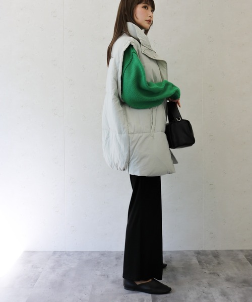 Per sist ence(パーシエンス)の「Per sist ence/パーシエンス タック配色ストライプパンツ(その他パンツ・レディース・ブラック/ベージュ/ブルー/ブラウン・FREE)」の16枚目の写真