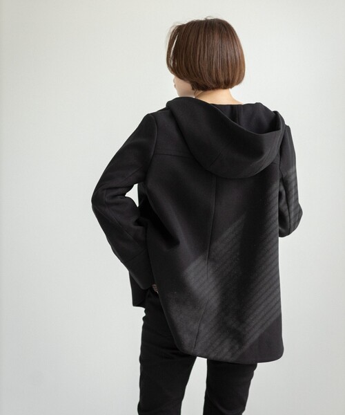 THE SHOP TK （ザ ショップ ティーケー ）の「◆【2WAYフード取り外し可】フードショートコート（その他アウター・レディース・ブラウン系/ライトベージュ/ブラック/ブラウン系その他・13/12/11/14）」の17枚目の写真