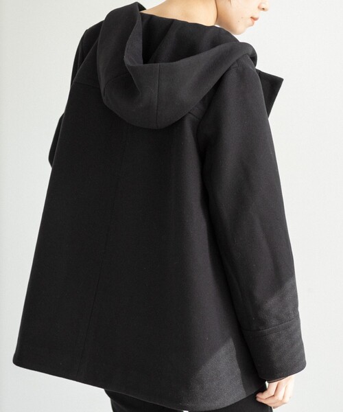 THE SHOP TK （ザ ショップ ティーケー ）の「◆【2WAYフード取り外し可】フードショートコート（その他アウター・レディース・ブラウン系/ライトベージュ/ブラック/ブラウン系その他・13/12/11/14）」の18枚目の写真