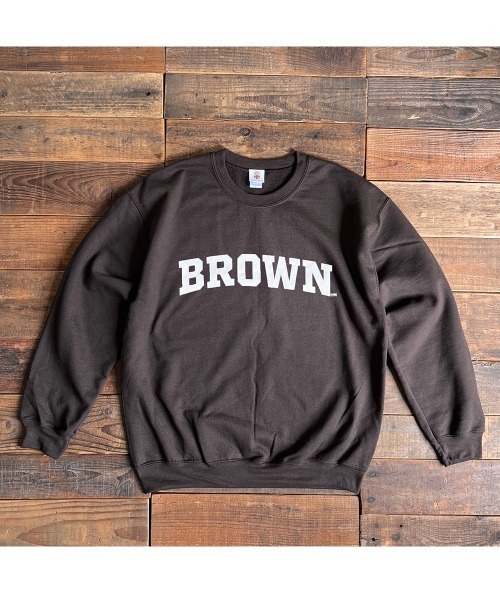 UCLA（ユーシーエルエー）の「8.0oz カレッジロゴ ダブルステッチ クルースウェット 2022AW（スウェット・メンズ・アッシュグレー/ブラウン/グリーン/グレー系その他/グレー系その他2/ネイビー系・M/L）」の4枚目の写真