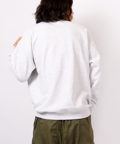 UCLA（ユーシーエルエー）の「8.0oz カレッジロゴ ダブルステッチ クルースウェット 2022AW（スウェット・メンズ・アッシュグレー/ブラウン/グリーン/グレー系その他/グレー系その他2/ネイビー系・M/L）」の10枚目の写真