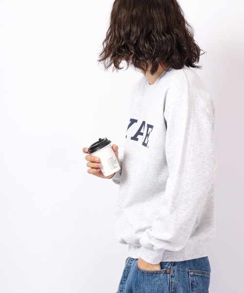 UCLA（ユーシーエルエー）の「8.0oz カレッジロゴ ダブルステッチ クルースウェット 2022AW（スウェット・メンズ・アッシュグレー/ブラウン/グリーン/グレー系その他/グレー系その他2/ネイビー系・M/L）」の14枚目の写真