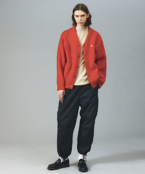 BEVERLY HILLS POLO CLUB（ビバリーヒルズポロクラブ）の「【BEVERLY HILLS POLO CLUB / ビバリーヒルズポロクラブ】 モヘアライクシャギーニットルーズカーディガン/アンサンブル対応（ニット/セーター・メンズ・ダークグリーン/ネイビー/オレンジ/モカ・M/L/XL）」の17枚目の写真